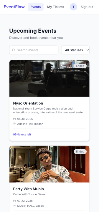 EventFlow — screenshot