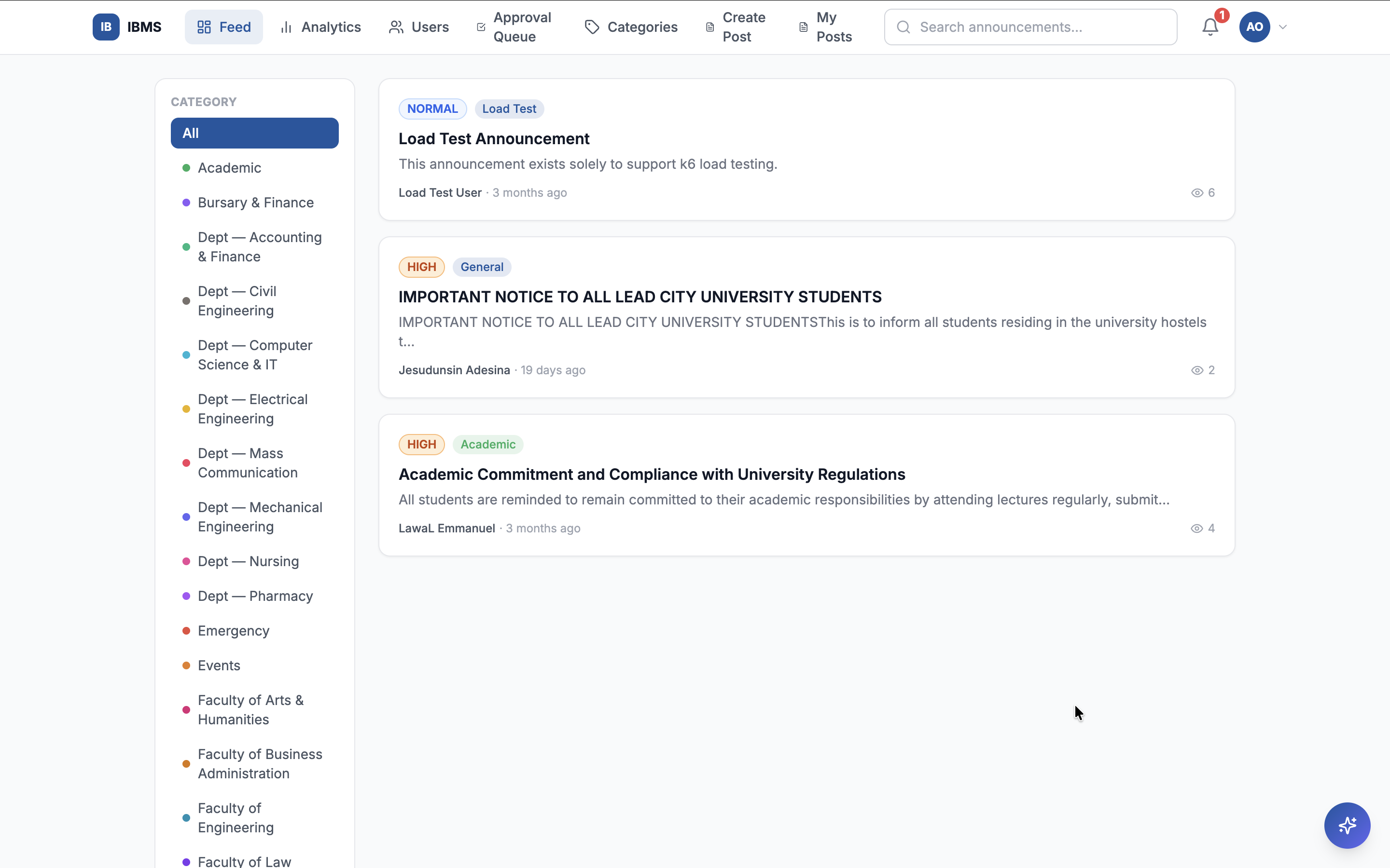 Interactive Bulletin Management System preview 3
